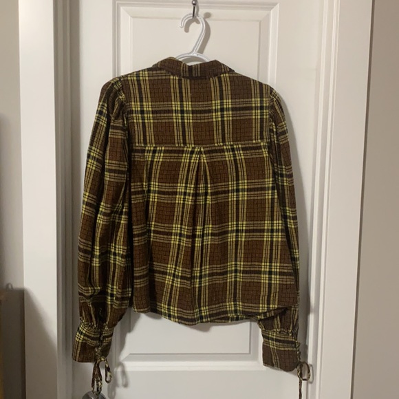 We the Free Plaid Flannel Shirt - Picture 3 of 3
